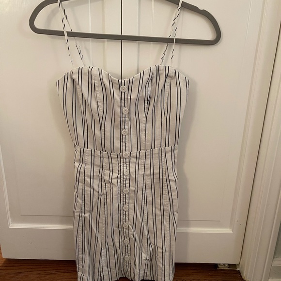 urbanoutfitters white/blue stripe dress NEW W TAGS - Picture 6 of 6